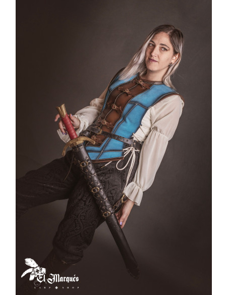 Short medieval leather jacket for... Short medieval leather jacket for...