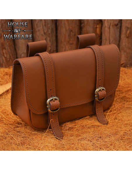 Large Medieval Double Buckle Leather... Large Medieval Double Buckle Leather...