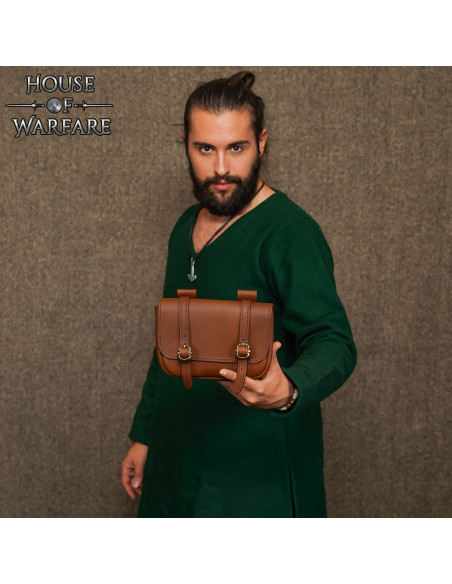 Large Medieval Double Buckle Leather... Large Medieval Double Buckle Leather...