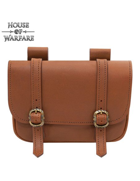 Large Medieval Double Buckle Leather... Large Medieval Double Buckle Leather...