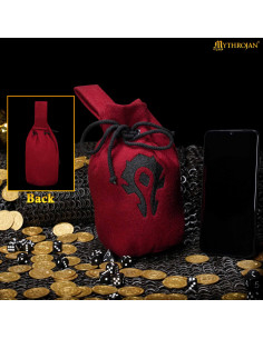 Unofficial World of Warcraft For The Horde Bag, red color 2