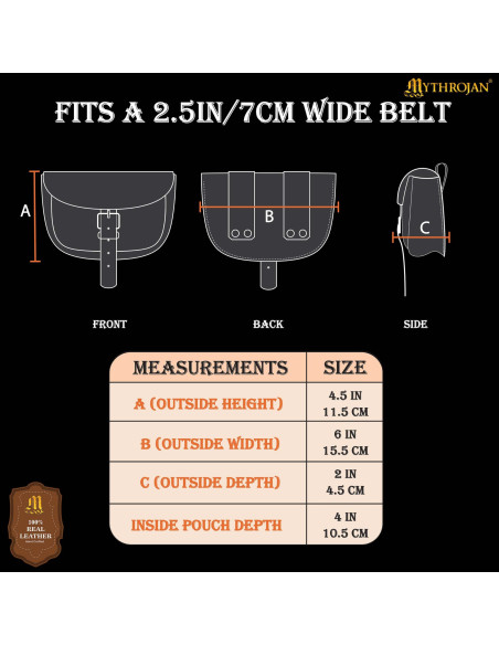 Simple medieval leather bag, red color Simple medieval leather bag, red color