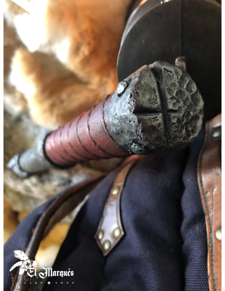 Armored club with a mace head for... Armored club with a mace head for...