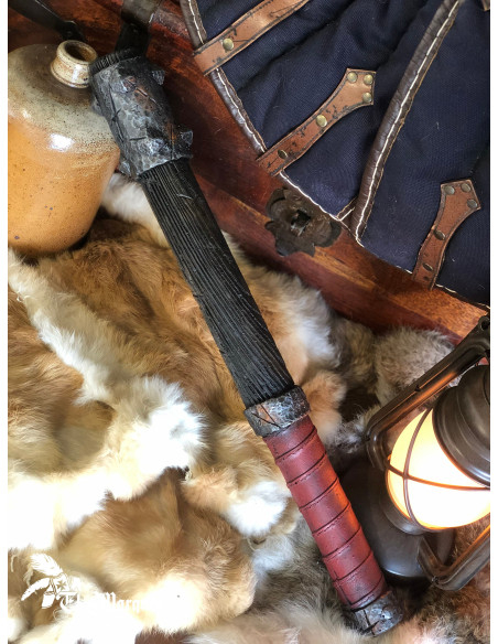 Armored club with a mace head for... Armored club with a mace head for...