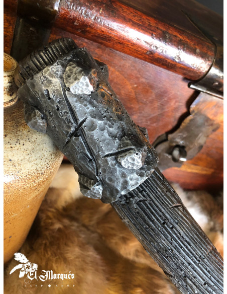 Armored club with a mace head for... Armored club with a mace head for...