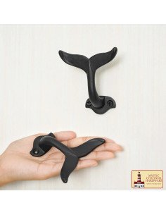 Peg with fish tail hook (8.6 x 8 cm.) 2