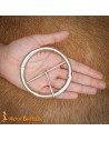 Medieval Round Silver Buckle (8.2 cm)