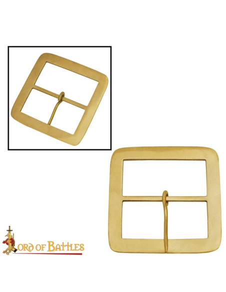 Medieval Brass Belt Buckle (7 cm) Medieval Brass Belt Buckle (7 cm)