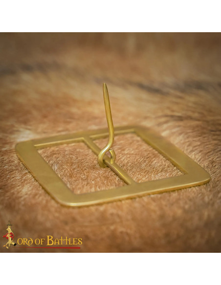 Medieval Brass Belt Buckle (7 cm) Medieval Brass Belt Buckle (7 cm)