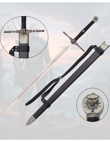 Wolf Decorative Sword with Sheath of Geralt of Rivia, The Witcher