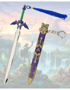 Mini Master Sword Keychain of Link, Legend of Zelda