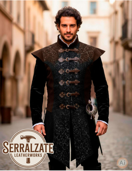 Long Renaissance Vest in genuine... Long Renaissance Vest in genuine...