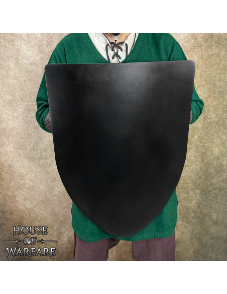 Medieval Smooth Steel Shield with...