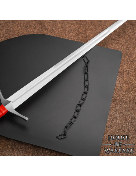 Medieval Smooth Steel Shield with...