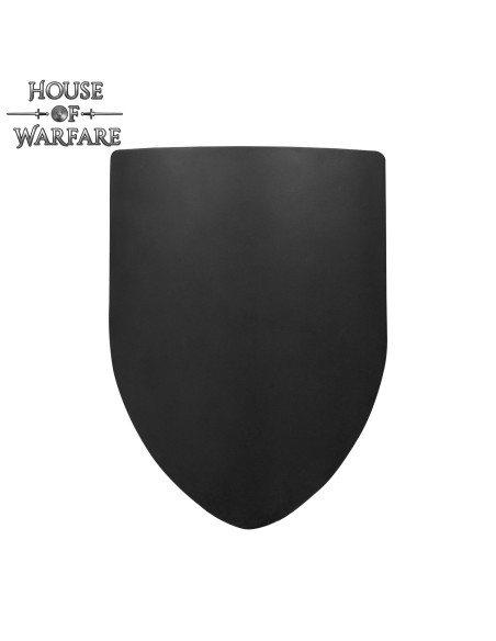 Medieval Smooth Steel Shield with...
