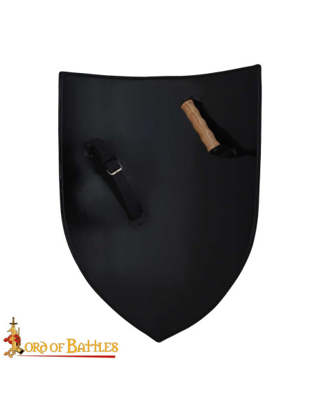 Medieval Steel Shield Templar Cross...