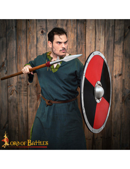 Viking Combat Shield in Solid Wood,...