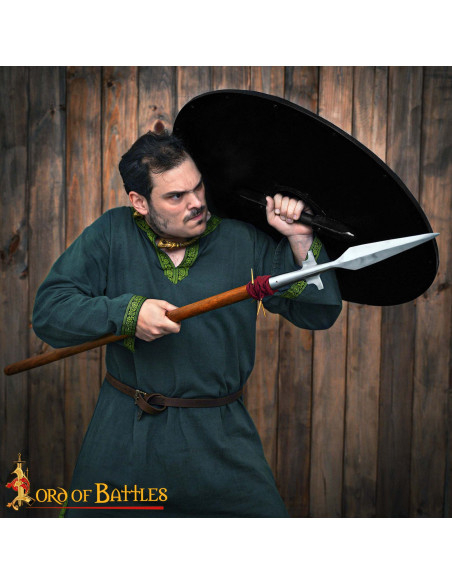 Viking Combat Shield in Solid Wood,...