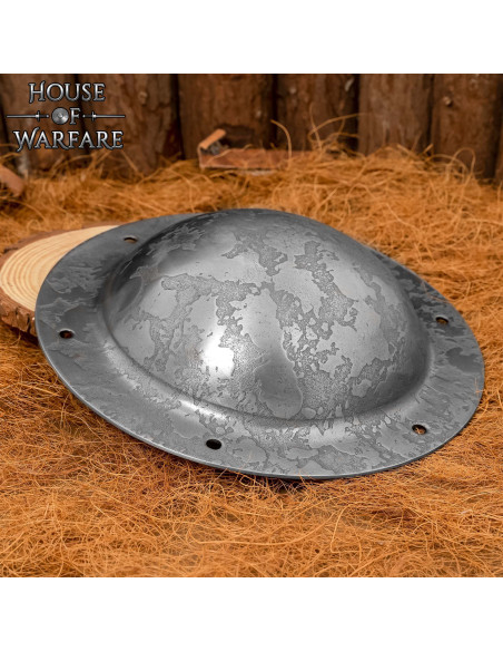 Handcrafted Round Umbo in Forged...