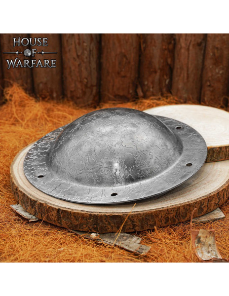 Handcrafted Round Umbo in Forged...