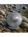 Functional Medieval Buckler with Riveted Steel Handle