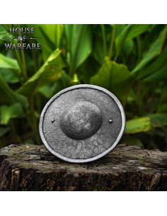 Medieval Round Buckler in Steel, Antique Finish 2