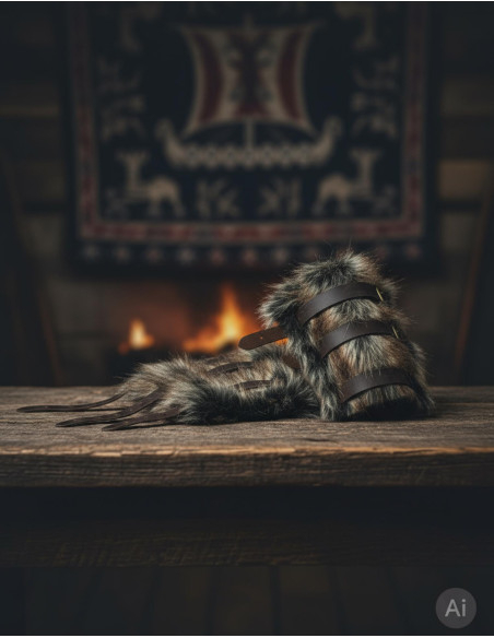 Hastein Viking Bracelets with Hair...