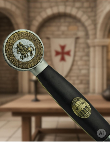 Decorated Templar sword