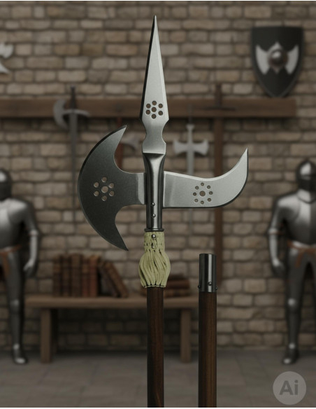 Spanish medieval halberd s. 16th