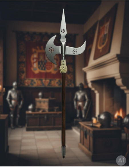 Spanish medieval halberd s. 16th