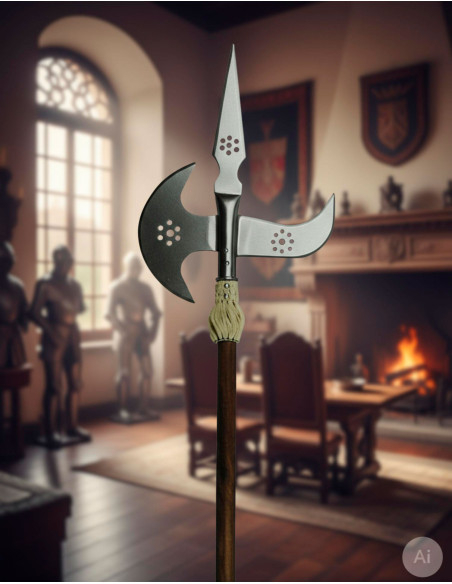 Spanish medieval halberd s. 16th