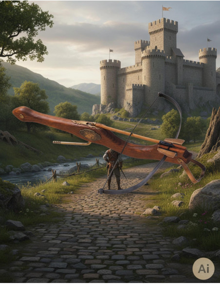 Medieval crossbow, 60 cms.