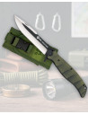 K25 Tactical Knife with Black-Grey Titanium Finish (26 cm)