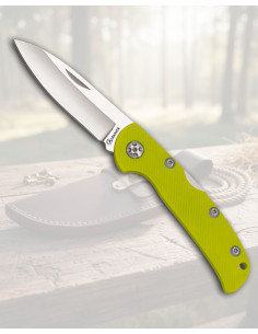 Albainox Yellow Nylon Handle Folding Knife (19 cm)