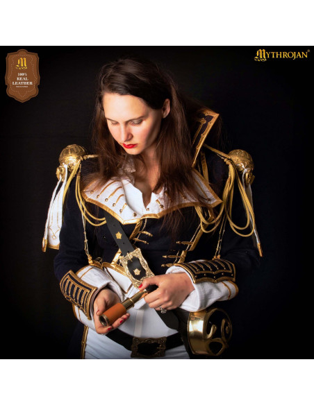 Renaissance Medieval Belt, Black...