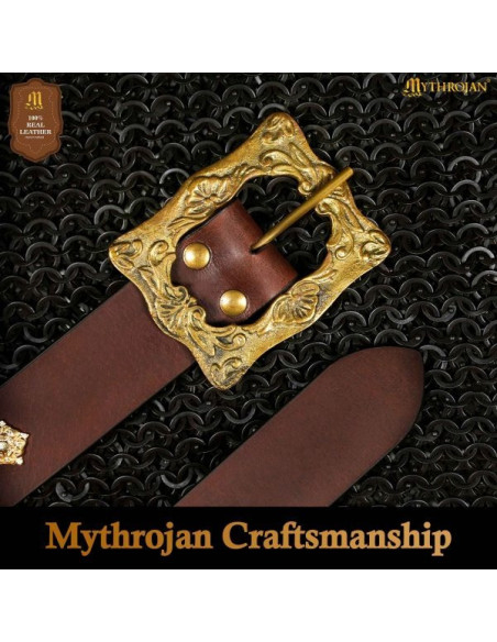 Renaissance Medieval Brown Leather...