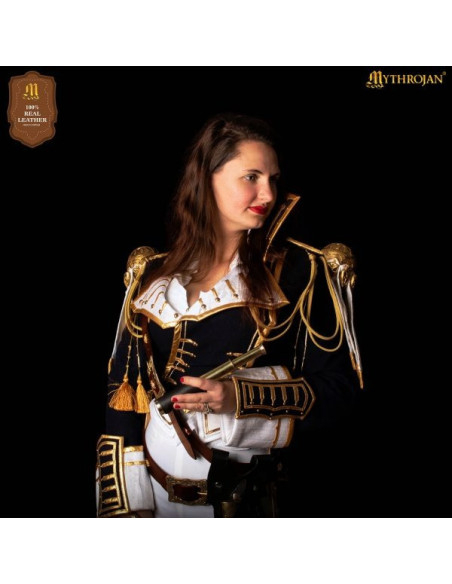 Renaissance Medieval Brown Leather...