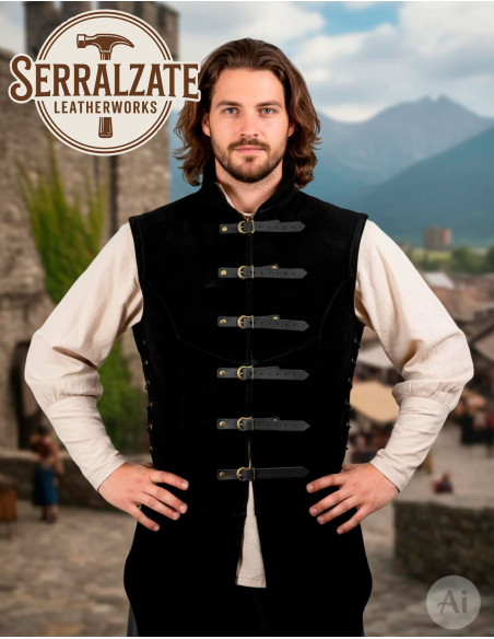 Adjustable Medieval Vest Arturo in...