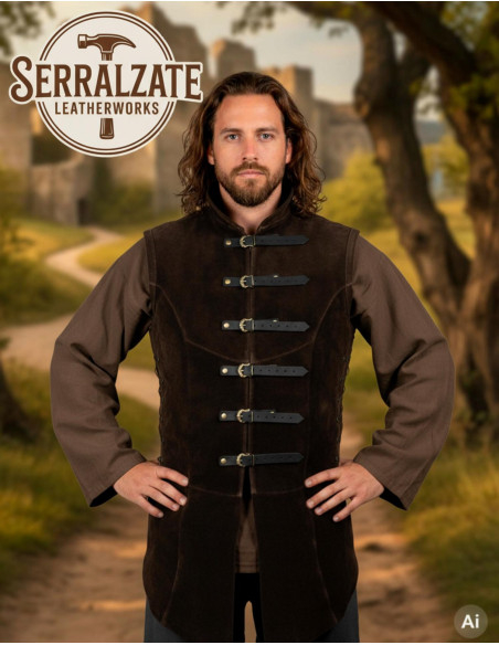 Adjustable Medieval Vest Arturo in...