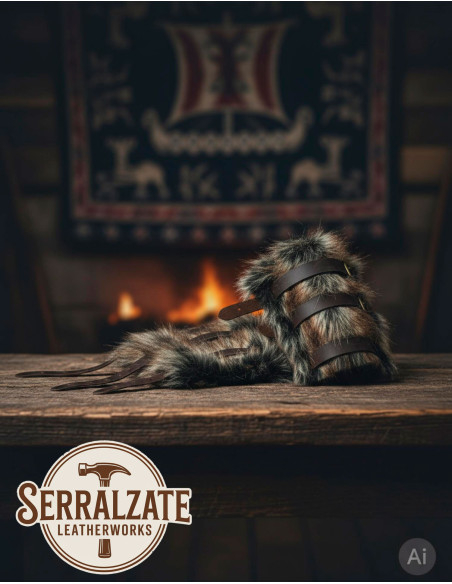 Hastein Viking Bracelets with Hair...