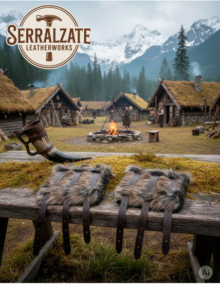 Hastein Viking Bracelets with Hair...