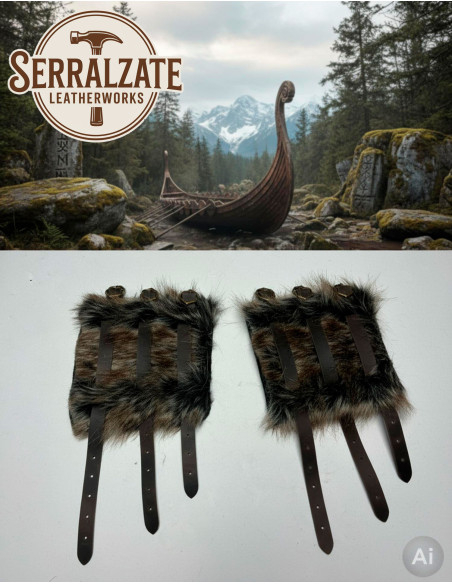 Hastein Viking Bracelets with Hair...