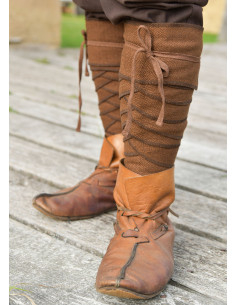 Viking Wool Wraps in Brown Diamond Twill