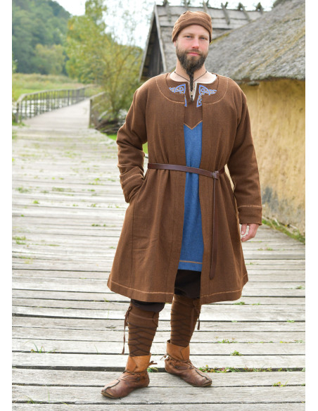 Viking Wool Wraps in Brown Diamond Twill