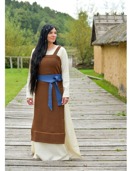 Blue Wool Viking Belt for...