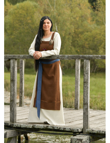 Blue Wool Viking Belt for...