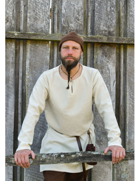 Bjane Viking Tunic in Natural Wool,...