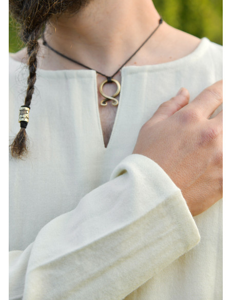 Bjane Viking Tunic in Natural Wool,...