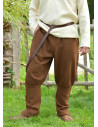 Helmer Historical Viking Trousers Brown Herringbone Wool