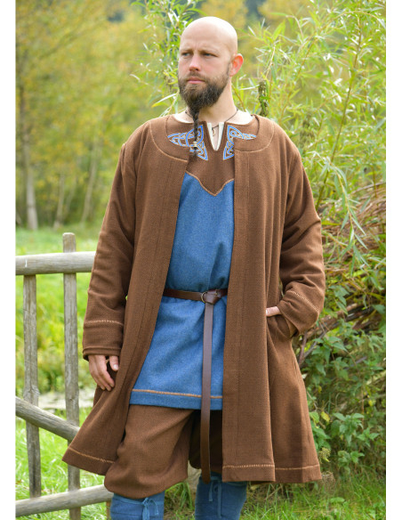 Authentic Brown Wool Viking Cloak
